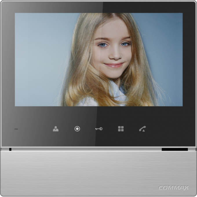 Абонентский монитор COMMAX CDV-70H2/VZ Silver Black Smog